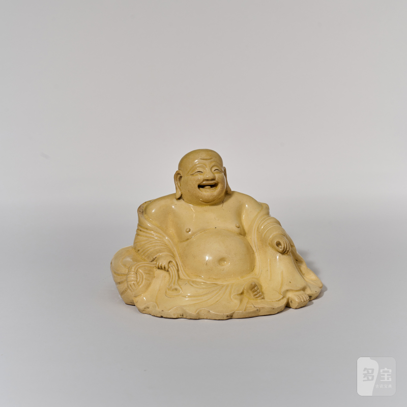 明 漳州窑弥勒佛坐像 - 图5